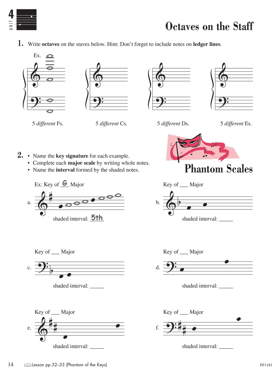 Piano Adventures® Level 3B Theory Book