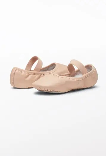 WEISSMAN No Tie Full-Sole Child Ballet Shoe